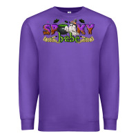 Purple spooky babe halloween Premium Sweatshirt - NancyCooperArtShop