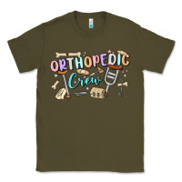 Army Green orthopedic crew Classic Tee - MaliasSmallBusiness