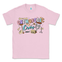 Bubblegum Pink orthopedic crew Classic Tee - MaliasSmallBusiness