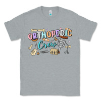 Heather Grey orthopedic crew Classic Tee - MaliasSmallBusiness