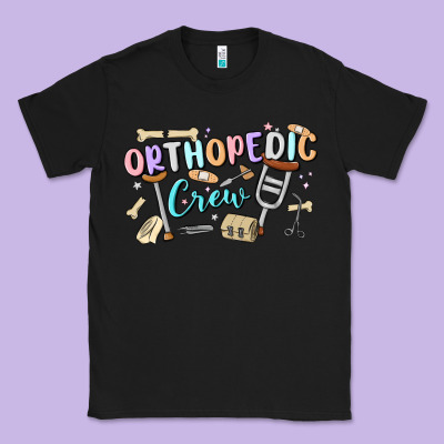 Orthopedic Crew Classic Tee Designed By Maliassmallbusiness