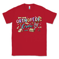 Red orthopedic crew Classic Tee - MaliasSmallBusiness
