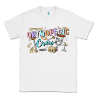 White orthopedic crew Classic Tee - MaliasSmallBusiness