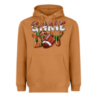 Meerkat Game day leopard Football Heavyweight Hoodie - NancyCooperArtShop