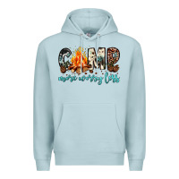 Blue Mist camp more worry less Premium Hoodie - JahusDesignShop