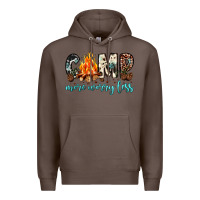Coffee camp more worry less Premium Hoodie - JahusDesignShop