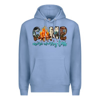 Colony Blue camp more worry less Premium Hoodie - JahusDesignShop