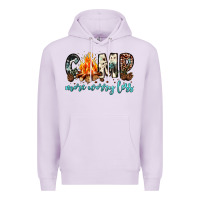 Lilac camp more worry less Premium Hoodie - JahusDesignShop
