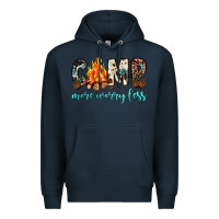 Navy camp more worry less Premium Hoodie - JahusDesignShop