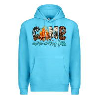 Ocean Blue camp more worry less Premium Hoodie - JahusDesignShop