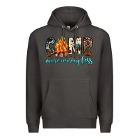 Smoke camp more worry less Premium Hoodie - JahusDesignShop