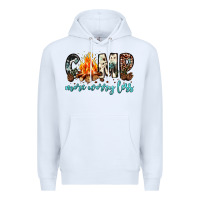 White camp more worry less Premium Hoodie - JahusDesignShop