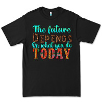 Black the future on what you do today Premium Tee - HRA Design Shop