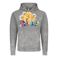 Cloud Rock chicks eggs daisy easter Vintage Hoodie - Artiststas