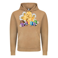 Vintage Camel chicks eggs daisy easter Vintage Hoodie - Artiststas