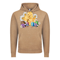 Vintage Coffee chicks eggs daisy easter Vintage Hoodie - Artiststas