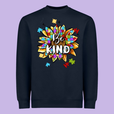 Be Kind Heavyweight Sweatshirt Designed By Maliassmallbusiness