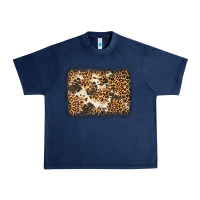 Navy distressed leopard cowhide background Urban Heavy Tee - Jasminsmagicworld