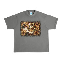 Tornado distressed leopard cowhide background Urban Heavy Tee - Jasminsmagicworld