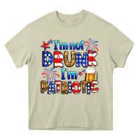 Mossy I'm not drunk I'm patriotic Heavy Core Tee - Neo Western