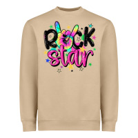 Mushroom rock star Heavyweight Sweatshirt - MaliasSmallBusiness