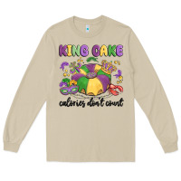 Mushroom king cake calories don't count Long Sleeve Tee - MaliasSmallBusiness