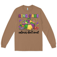 Toasted Coconut king cake calories don't count Long Sleeve Tee - MaliasSmallBusiness