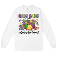 White king cake calories don't count Long Sleeve Tee - MaliasSmallBusiness