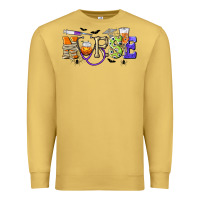 Antique Gold Halloween Nurse Premium Sweatshirt - texasbilliewilder