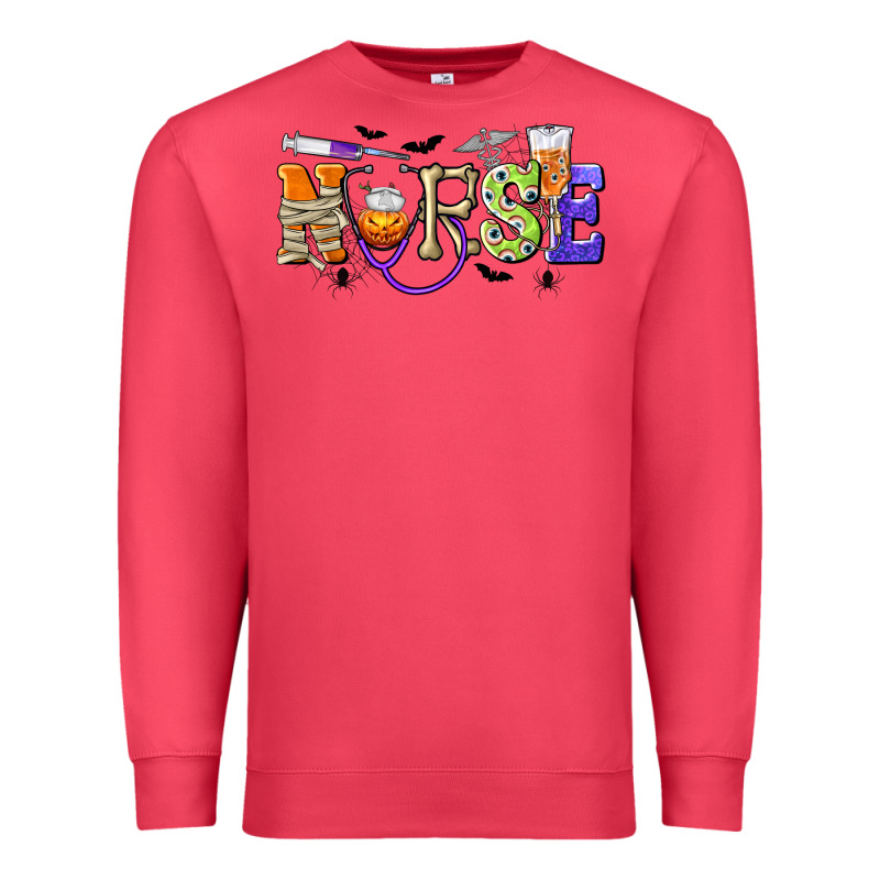 Halloween Nurse Premium Sweatshirt by texasbilliewilder | Teevron