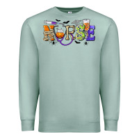 Seafoam Halloween Nurse Premium Sweatshirt - texasbilliewilder