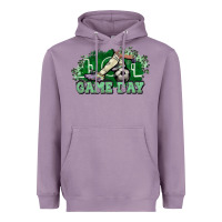 Lavender Game day Soccer Heavyweight Hoodie - NancyCooperArtShop