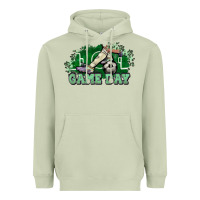 Matcha Game day Soccer Heavyweight Hoodie - NancyCooperArtShop