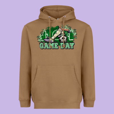 Game Day Soccer Heavyweight Hoodie Designed By Nancycooperartshop