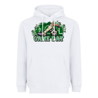 White Game day Soccer Heavyweight Hoodie - NancyCooperArtShop