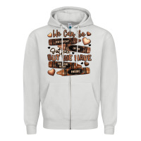 Dove Grey we can be different on the outside but we have the Zipper Hoodie - LillyAllenDesigns