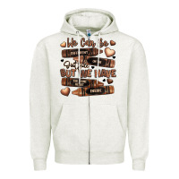 Oatmeal Heather we can be different on the outside but we have the Zipper Hoodie - LillyAllenDesigns