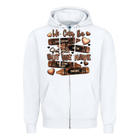 White we can be different on the outside but we have the Zipper Hoodie - LillyAllenDesigns