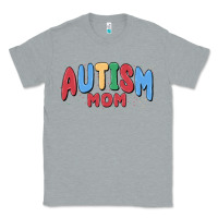 Heather Grey autism mom Classic Tee - MaliasSmallBusiness