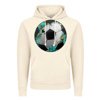 Vintage Artic western sport soccer camouflage turquoise pattern Vintage Hoodie - Artiststas