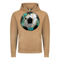 Vintage Camel western sport soccer camouflage turquoise pattern Vintage Hoodie - Artiststas