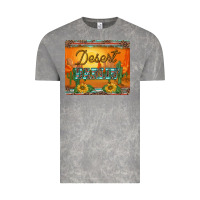 Cloud Rock western desert darlin sunset serape leopard sunflowers mousepad Vintage Tee - BarkalooDesign