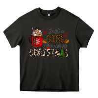 Asphalt just a girl who loves christmas Heavy Core Tee - CowhideDigitalArt