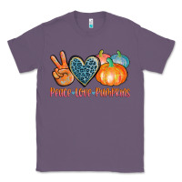 Lavender peace love pumpkins Classic Tee - AdoDesignShop