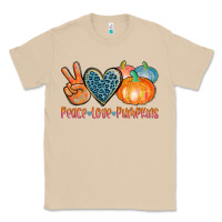 Mushroom peace love pumpkins Classic Tee - AdoDesignShop