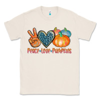 Natural peace love pumpkins Classic Tee - AdoDesignShop