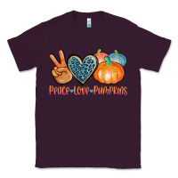 Plum peace love pumpkins Classic Tee - AdoDesignShop