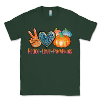 Sports Green peace love pumpkins Classic Tee - AdoDesignShop
