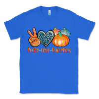 True Royal peace love pumpkins Classic Tee - AdoDesignShop