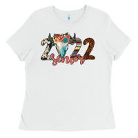 White 2022 senior bull skull Ladies Tee - JahusDesignShop